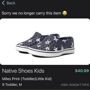 Native “miles print” BRAND NEW size C9 discontinued color!!!